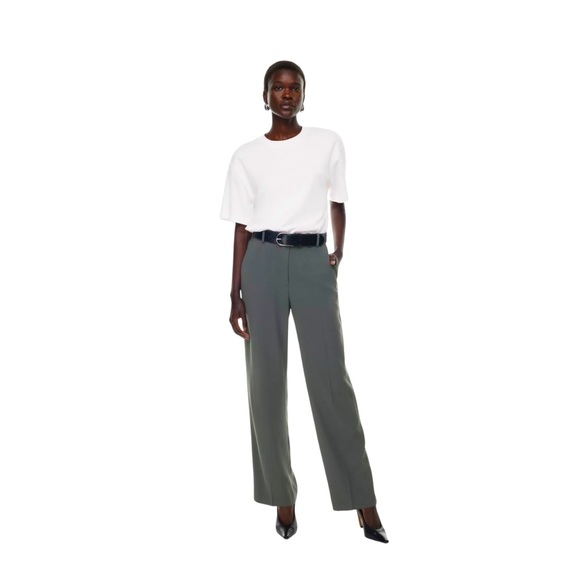 Aritzia Pants & Jumpsuits Aritzia Babaton Agency Olive Green Fully